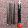 Precision Tool Kit 6 in1 Screwdriver Set Magnetic Tip 12-WPY Repair Mobile Phone Laptop Disassembly Tool BG-8911A