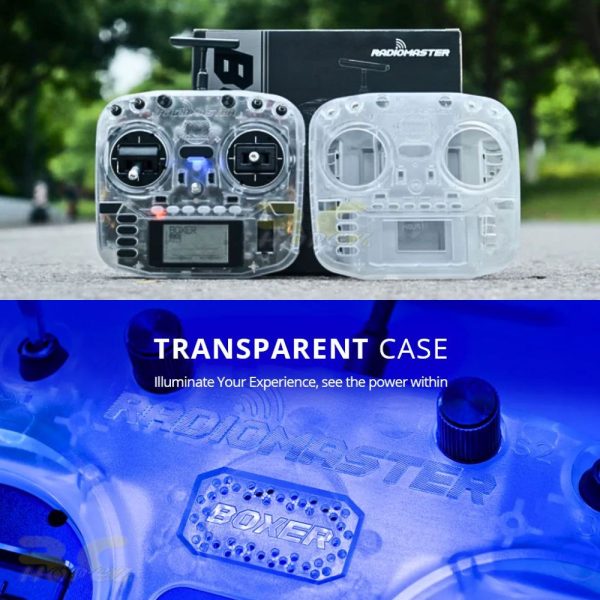 RadioMaster Boxer Shell Set - Transparent TX-BXR-0021