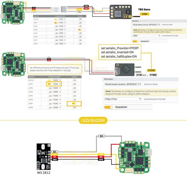iFlight BLITZ Whoop F7 V1.1 55A AIO (BMI270) 2-6S (25.5×25.5mm) MX14032