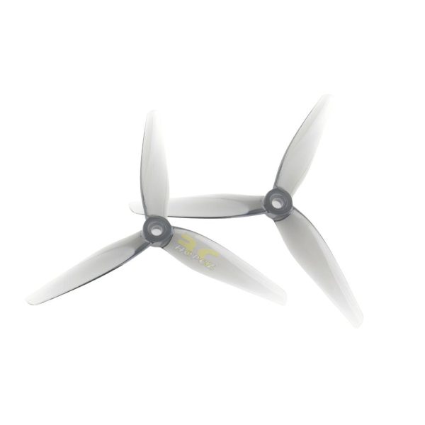 5422a5e60be9389a8102009f79f7ec26.jpeg HQProp R37 5.1X3.7X3 Light Grey/Blue/Pink (Optional) 5mm Hole 3-Blades propeller (2pairs/4pcs) HQR37