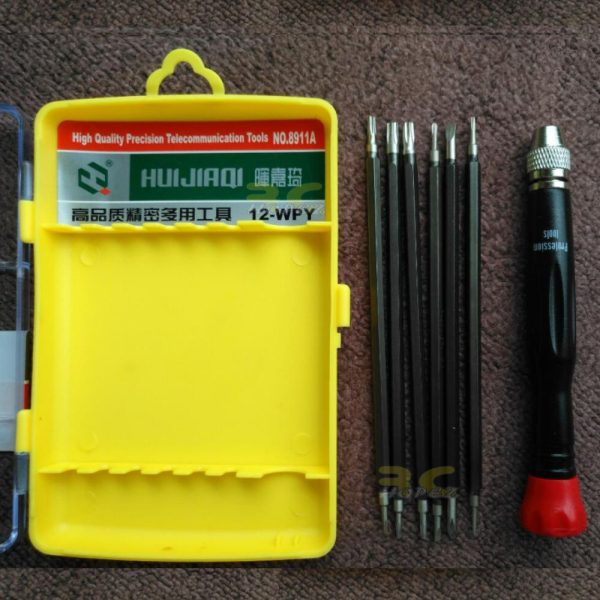 Precision Tool Kit 6 in1 Screwdriver Set Magnetic Tip 12-WPY Repair Mobile Phone Laptop Disassembly Tool BG-8911A