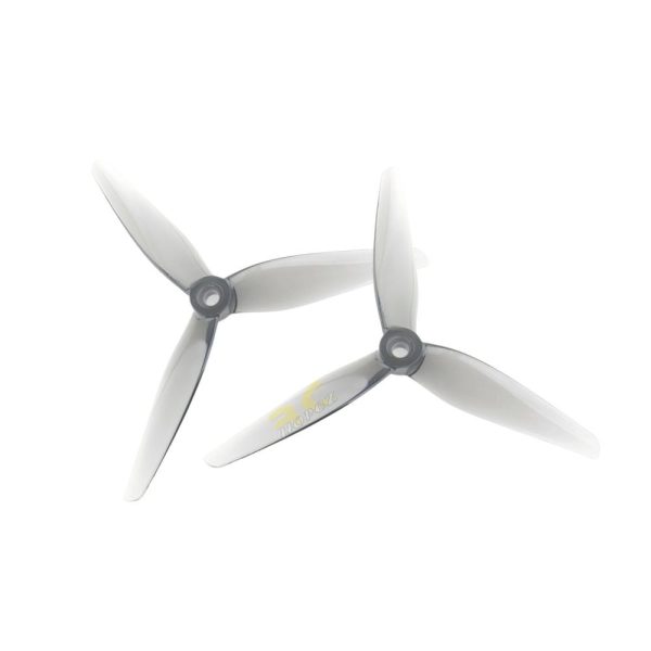 HQProp R36 5.1X3.6X3 Blue/Light Grey/Yellow (Optional) 5mm Hole 3-Blades propeller (2pairs/4pcs) HQR36