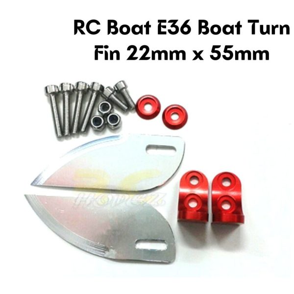 RC Boat E36 Boat Turn Fin 22mm x 55mm E36-8