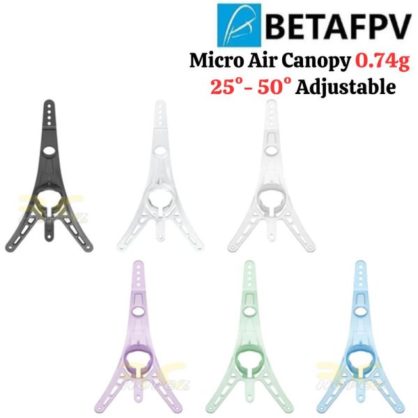 2ecb45a531ba01097f06068383a03f52.jpeg BetaFPV Micro Air Canopy For Air65 Air75 Meteor65 Meteor75 Whoop 25°-50° Adjustable For Analog & HD Camera BT-Micro Air