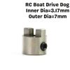 RC Boat Drive Dog Inner Dia=3.17mm Outer Dia=7mm 518B10