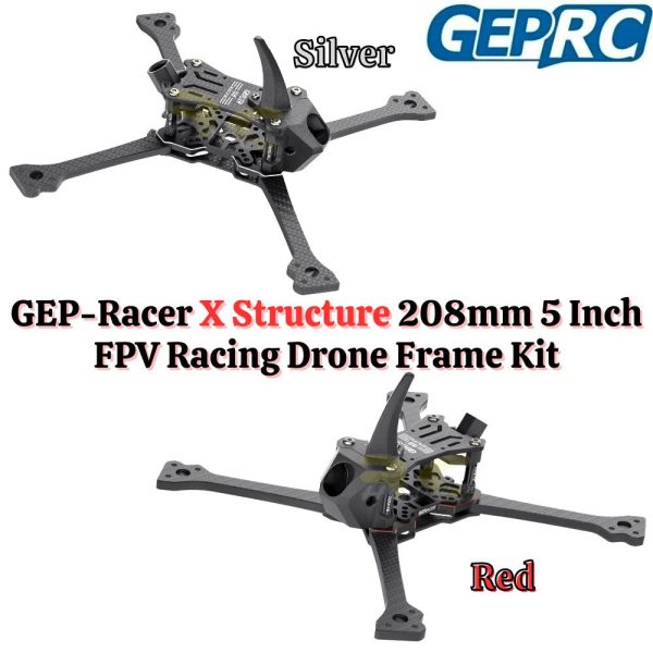 83c59f6e317522b9c29e99295dfda7b6.jpeg GEPRC GEP-Racer X Structure 208mm 5 Inch FPV Racing Drone Frame Kit GEP-Racer Frame