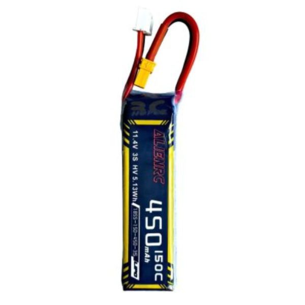 cb9111ac634fe9d8251efa36e0ffaef0.jpeg Alienmodel 3S HV 11.4V 450mAh 150C Lipo Battery with XT30 Plug AL450/150-3SL