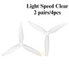 Gemfan Hurricane 51366-3 MCK ReV3 5Inch 5mm Hole 3-blade Propeller (2 pairs/4pcs) Gem51366-V3