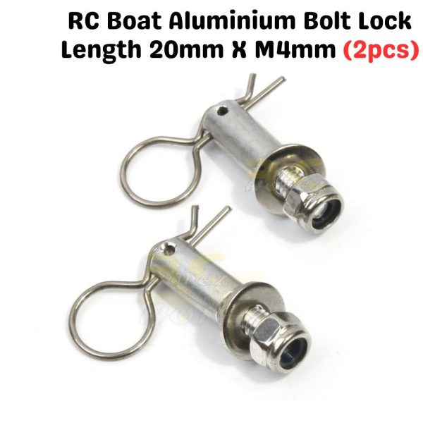 RC Boat Aluminium Bolt Lock Length 20mm X M4mm (2pcs) 530B21