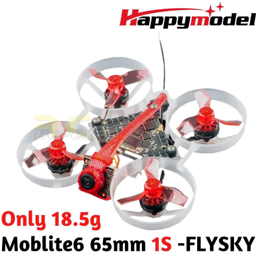 bc42676e879da87e9d598501f0caa3eb.jpeg Happymodel Moblite6 Ultralight 18.5g 1S 65mm Diamond F4 AIO w/ Runcam Nano 3 800TVL Camera - Flysky Moblite6-FL