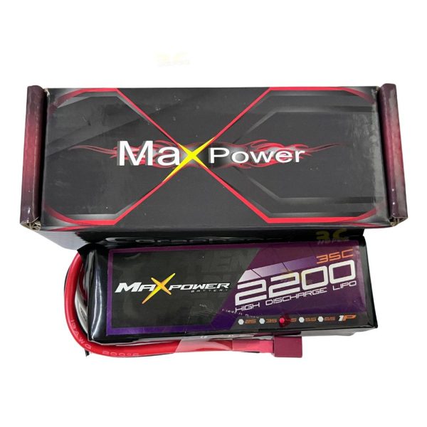 012e774cf43b95c850b386e6752b451b.jpeg Maxpower Graphene Lipo 14.8V 2200mAh 35C 4S Lipo Battery with Dean Plug MP2235-4G