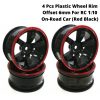 0b4ef3993be30c67520f248220152da3.jpeg 4 Pcs Plastic Wheel Rim Offset 6mm For RC 1:10 On-Road Car (Red Black) Hub-018-a