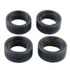 4 Pcs RC Racing Speed Soft Rubber Tires Fit for HSP HPI 1:10 On-Road Car Tire-005-b
