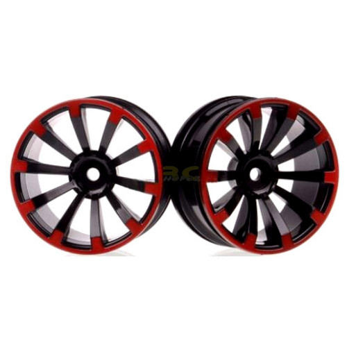1141e4e96fc9a38ea22bfb610cb69014.jpeg 4pcs Plastic Wheel Rim Offset 6mm For RC 1:10 On-Road Car (Red Black) HUB-017-a