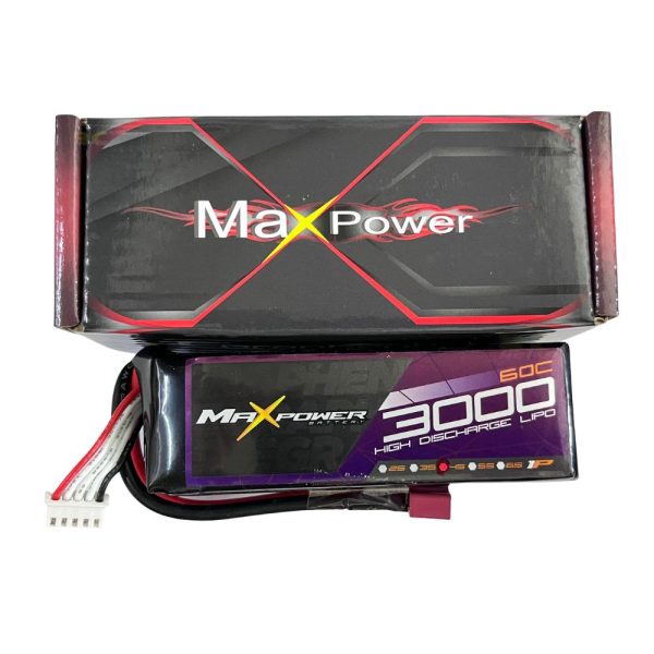 202415fd51ea93bba6bf453fc312b537.jpeg Maxpower Graphene Lipo 14.8V 3000mAh 35C 4S Lipo Battery with Dean Plug MP3035-4G