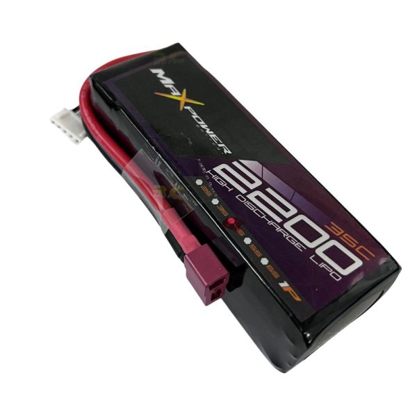 2a2ceb9c30127c2957aa36e495f5e8b4.jpeg Maxpower Graphene Lipo 14.8V 2200mAh 35C 4S Lipo Battery with Dean Plug MP2235-4G