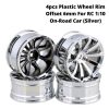 327ff6df13fec77d053c05ad3e008103.jpeg 4pcs Plastic Wheel Rim Offset 6mm For RC 1:10 On-Road Car (Silver) HUB-010-a