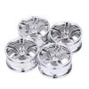36623e94671c4140aa92ab6dd78b231f.jpeg 4pcs Plastic Wheel Rim Offset 6mm For RC 1:10 On-Road Car (Silver) HUB-010-e