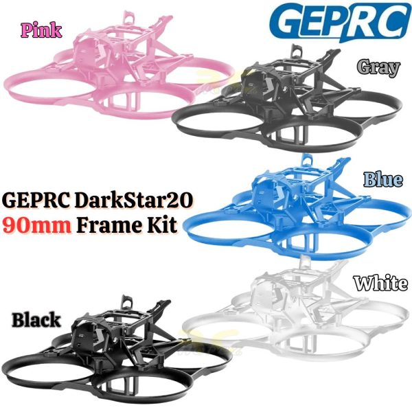 466b5aaba4815f0e2c223be3e44d9454.jpeg GEPRC DarkStar20 DS20 90mm 2 Inch Compatible DJI 03 Air Unit Frame Kit GEP-DS20 Frame