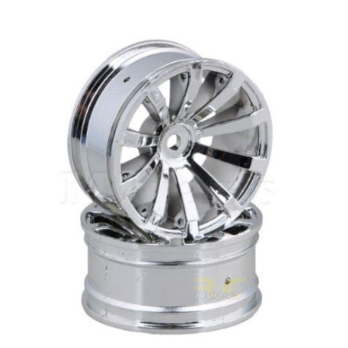 52407b513cff77dc1625b0d8da2a8a24.jpeg 4pcs Plastic Wheel Rim Offset 6mm For RC 1:10 On-Road Car (Silver) HUB-010-a