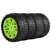 4PCS Tires & Wheel Rim For HSP 1:10 Buggy RC Car 12mm Hub GF-66063