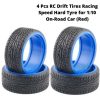5c21e87b649eaca7a95b9fe2df4c9c94.jpeg 4 Pcs RC Drift Tires Racing Speed Hard Tyre for 1:10 On-Road Car (Blue) Tire-003-c