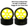 60a315275db6e0c8e935d90c940aa792.jpeg 4PCS Tires & Wheel Rim For HSP 1: 8 Off-Road Buggy RC Car 17mm Hub GF-18039