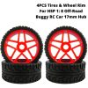 60c14d231e99a621e1b9f84eaa7c72f7.jpeg 4PCS Tires & Wheel Rim For HSP 1: 8 Off-Road Buggy RC Car 17mm Hub GF-18091