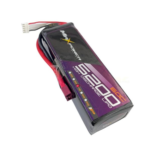 8d0f46c68b5b5a4886d4f876c81b2f67.jpeg Maxpower Graphene Lipo 14.8V 5200mAh 60C 4S Lipo Battery with Dean Plug MP5260-4G
