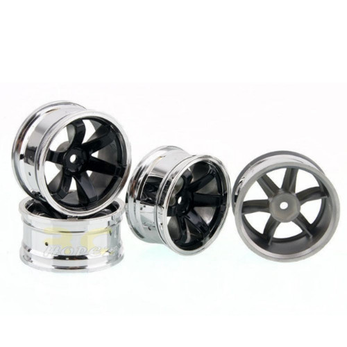 9236d9ae8e3ebe6e2233cad3bc2d0fae.jpeg 4 Pcs Plastic Wheel Rim Offset 6mm For RC 1:10 On-Road Car (Black) Hub-019-d