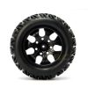 4PCS Tires & Wheel Rim Â For HSP 1:10 Monster Truck RC Car 12mm Hub GF-8005