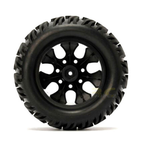 4PCS Tires & Wheel Rim Â For HSP 1:10 Monster Truck RC Car 12mm Hub GF-8005