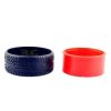 4 Pcs RC Drift Tires Racing Speed Hard Tyre for 1:10 On-Road Car (Red) Tire-003-b
