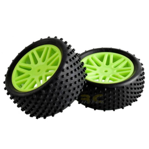 4PCS Tires & Wheel Rim For HSP 1:10 Buggy RC Car 12mm Hub GF-66063