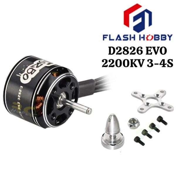 b5f61652ac51891dc7fd23b0840b68da.jpeg Flash Hobby D2826EVO 2200KV 3-4S Brushless Motor D2826-22