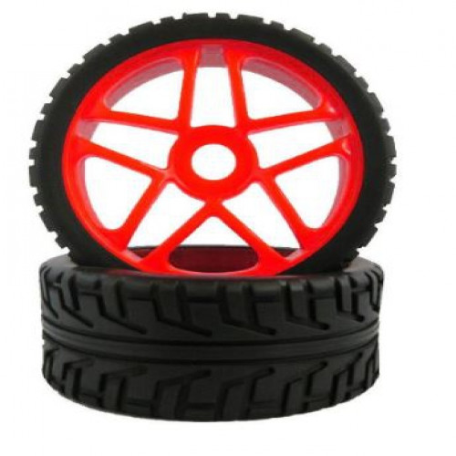b70fdc6028ce95b14b7c6b52168212e0.jpeg 4PCS Tires & Wheel Rim For HSP 1: 8 Off-Road Buggy RC Car 17mm Hub GF-18091