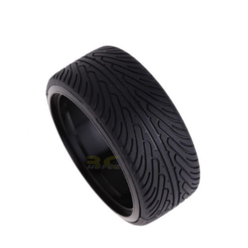 4 Pcs RC Drift Tires Racing Speed Hard Tyre for 1:10 On-Road Car (Black) Tire-002-a