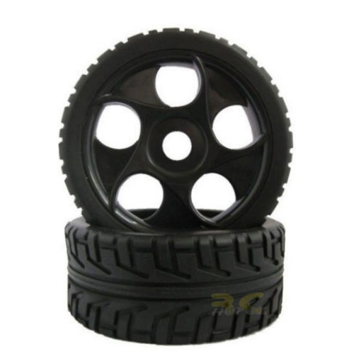 4PCS Tires & Wheel Rim For HSP 1: 8 Off-Road Buggy RC Car 17mm Hub GF-18063