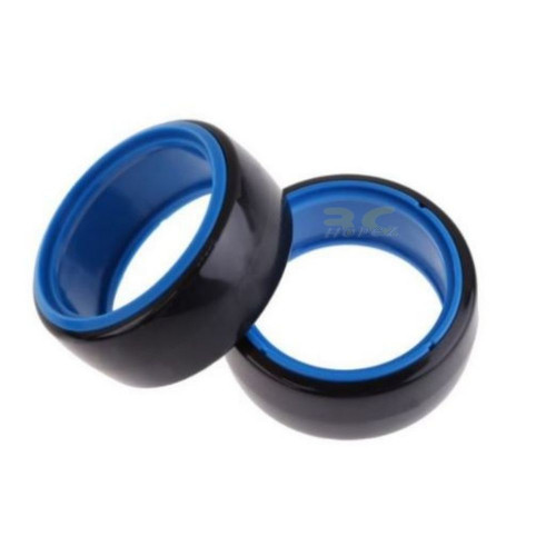 4 Pcs RC Drift Tires Racing Speed Hard Tyre for 1:10 On-Road Car (Blue) Tire-011-b