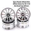 e47fb72426bd485709687ffc088baf4a.jpeg 4pcs Plastic Wheel Rim Offset 6mm For RC 1:10 On-Road Car (Silver) HUB-016-a
