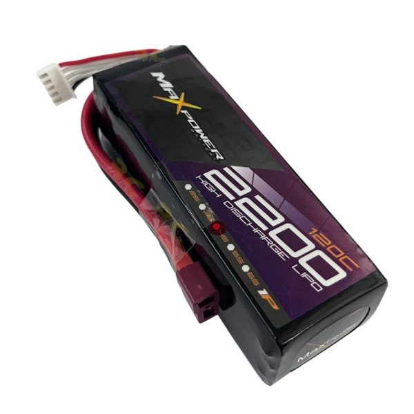 f17b93646f8260f242ed801e4ac99d41.jpeg Maxpower Graphene Lipo 14.8V 2200mAh 120C 4S Lipo Battery with Dean Plug MP2120-4G