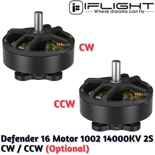 f7db7d6df6ab77580dea751abef4e565.jpeg iFlight Defender 16 Motor 1002 14000KV 1.5mm Shaft 2S CW/CCW (Optional) For FPV Drone DF1002-14