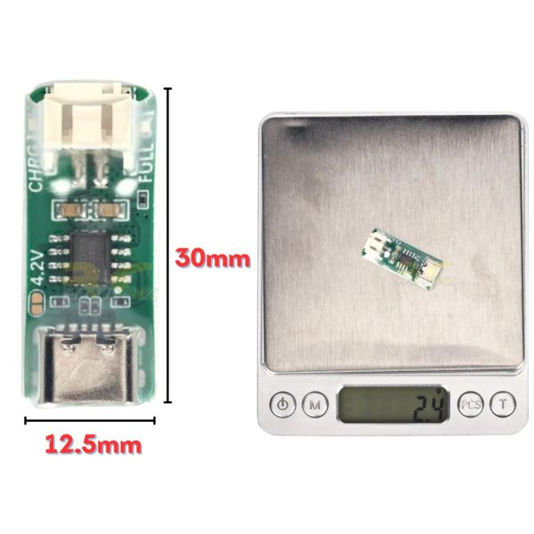 14b1d5e6eec7e5de191d670b627e9cf5.jpeg iFlight 1S LIHV Lipo Battery Charger JST PH2.0 Type-C (ONLY Support LiHV 3.8V/4.35V 1S) MX8923