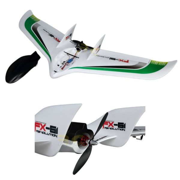 Pusher RC Plane Jet Kit Zeta FX-61 Phantom 1550mm FPV Flying Wing EPO Wingspan ZT005
