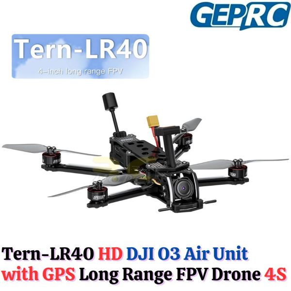GEPRC Tern-LR40 HD w/DJI O3 Air Unit With GPS Long Range 4Inch 4S FPV Drone GEP-LR40HD