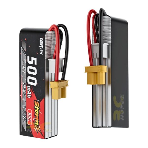 GEPRC Storm 2S 500mAh 95C 7.4V LiPo Battery With XT30 Plug for DarkStar20 GEP500/95-2S