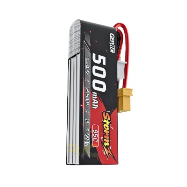 GEPRC Storm 2S 500mAh 95C 7.4V LiPo Battery With XT30 Plug for DarkStar20 GEP500/95-2S