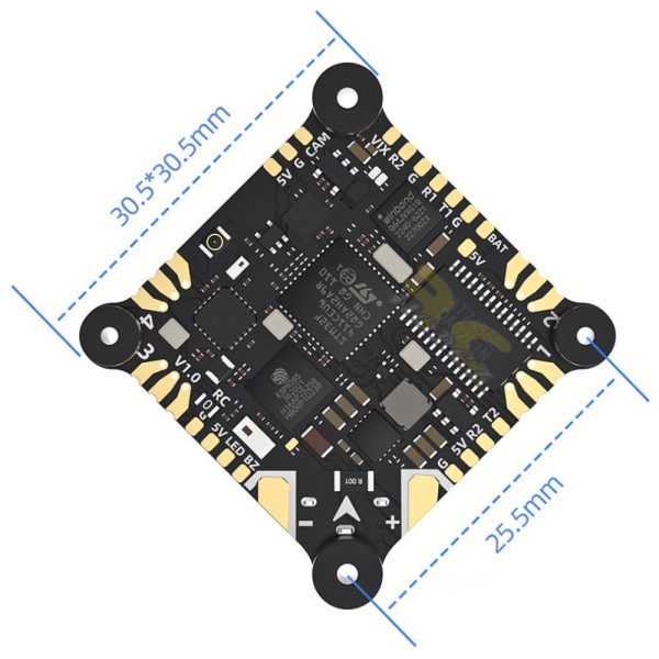 750b98a4a8cf8eb833e0217509f68b62.jpeg GEPRC TAKER F411-12A-E AIO 1-2S F411 FC 12A 4in1 ESC (25.5×25.5mm) for Darkstar20 FPV Racing Drone GEP-F411-12E