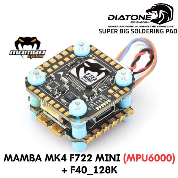 8d3a01f9ae2e89593d9b0b4c01b2558d.jpeg Diatone MAMBA (20×20) MK4 F722 MINI (MPU6000)+MAMBA F40_128K ESC Blheli_32 Dshot300/600/1200 Stack M-61157