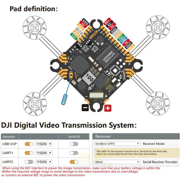 d0c714ce78ec46fae93149788df51fc8.jpeg GEPRC TAKER F411 8Bit 12A AIO 2-4S F4 FC 12A 4in1 ESC 25.5×25.5mm for TinyGO Racing FPV Whoop(Build-in ELRS) GEP-F411-12